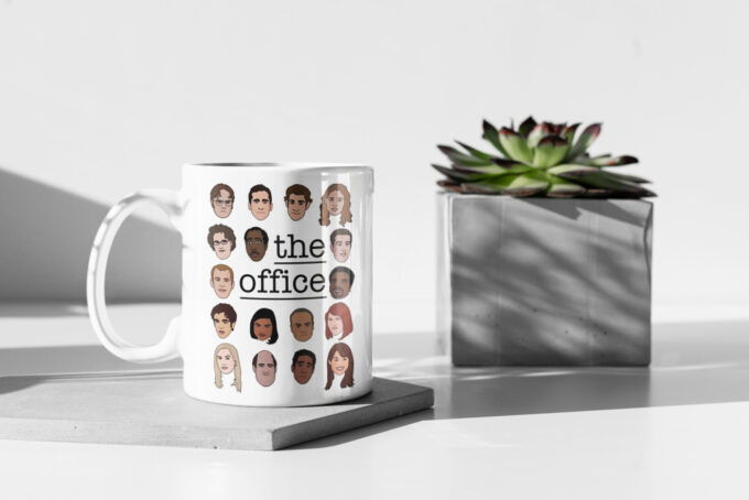The Office Crew Michael Scott Jim Halpert Dwight Schrute Pam Beesly Meredith Palmer 11 oz Ceramic Mug Gift