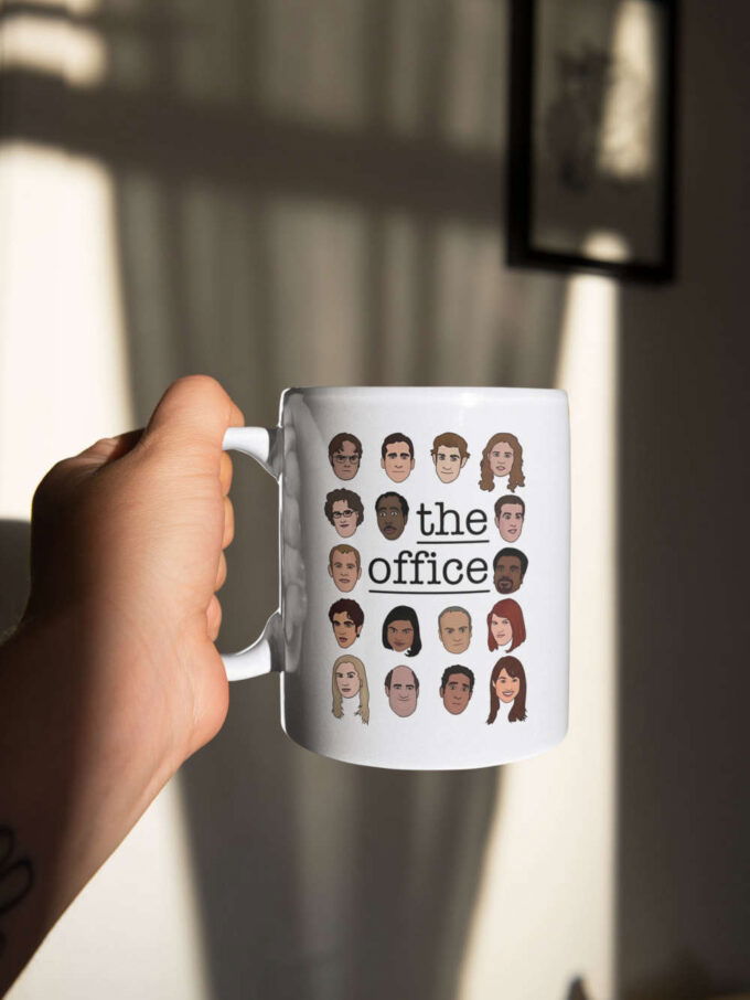 The Office Crew Michael Scott Jim Halpert Dwight Schrute Pam Beesly Meredith Palmer 11 oz Ceramic Mug Gift