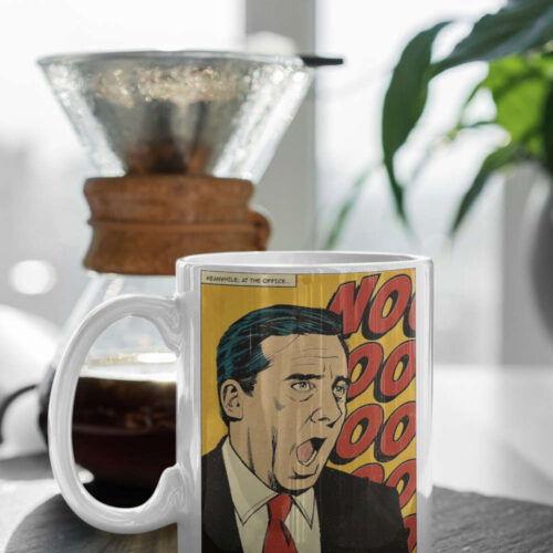 Cart 5 The Office Michael Scott White 11 oz Ceramic Mug Gift
