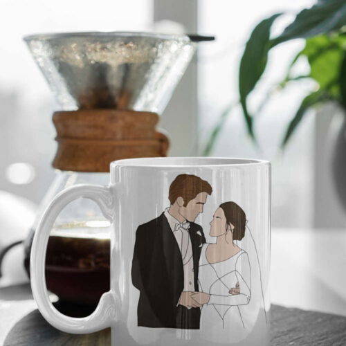 Cart 7 The Twilight Bella And Edward Vampires 11 oz Ceramic Mug Gift