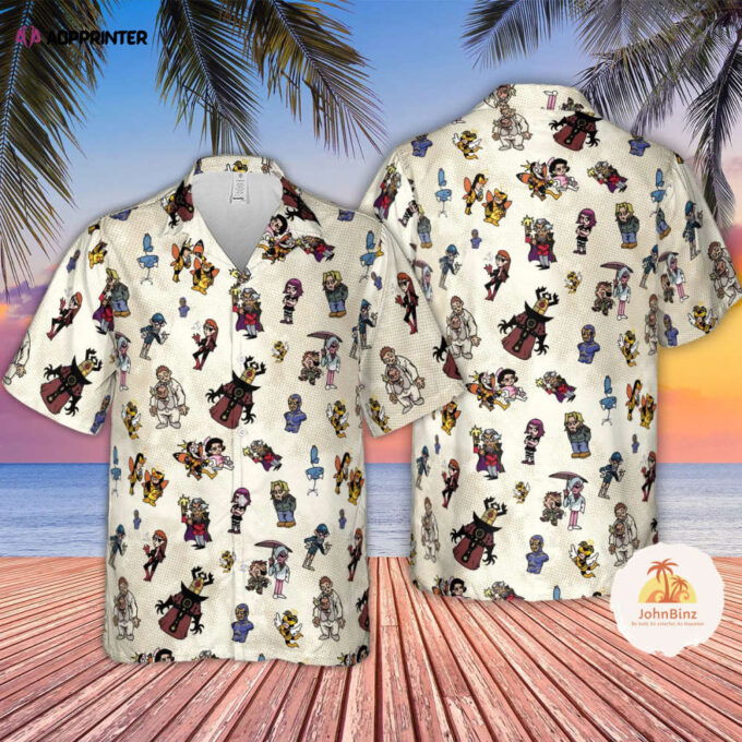 The Venture Bros Hawaiian Shirt – Cartoon Hawaii Vacation Shirt with Team Venture Comics – TV Show Shirt
