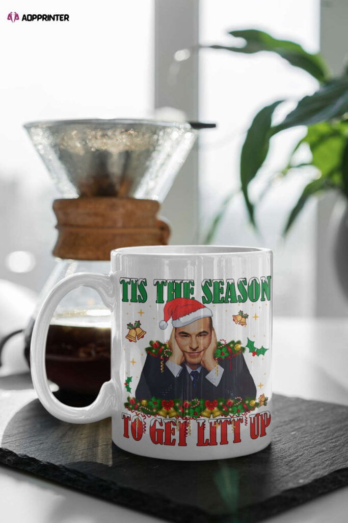 Tis The Season To Get Litt Up, Louis Litt, Harvey Specter, Suits Inspired Mug, Funny Coffee Mug, 11 oz Ceramic Mug Gift Tis The Season To Get Litt Up, Louis Litt, Harvey Specter, Suits Inspired Mug, Funny Coffee Mug, 11 oz Ceramic Mug Gift