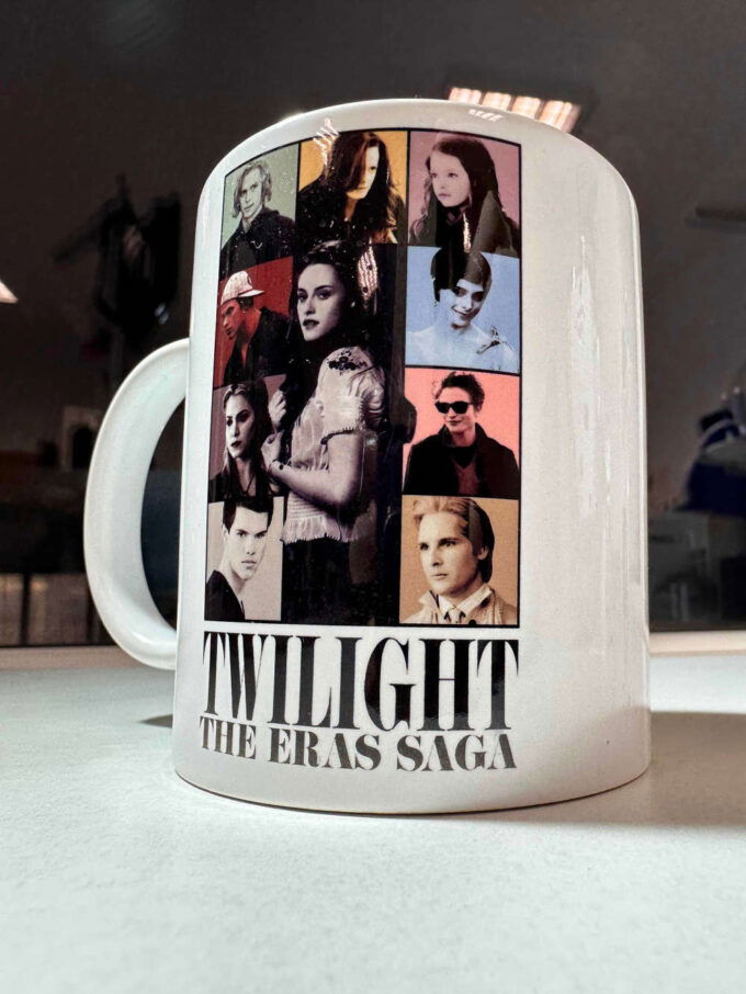 Twilight The Eras Saga Bella, Edward, Jasper, Carlisle, Esme, Alice, Cullens  Vampires 11 oz Ceramic Mug Gift
