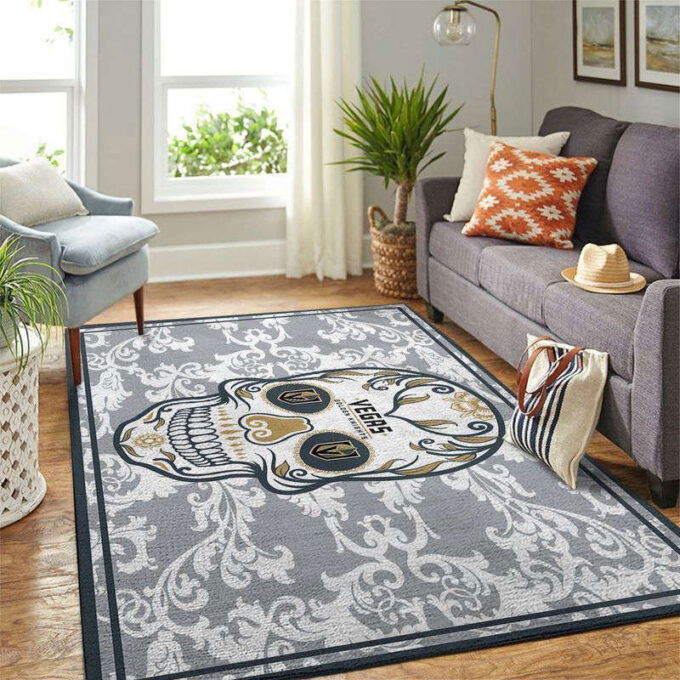 Vegas Golden Knights Rug Living Room Floor Decor Fan Gifts