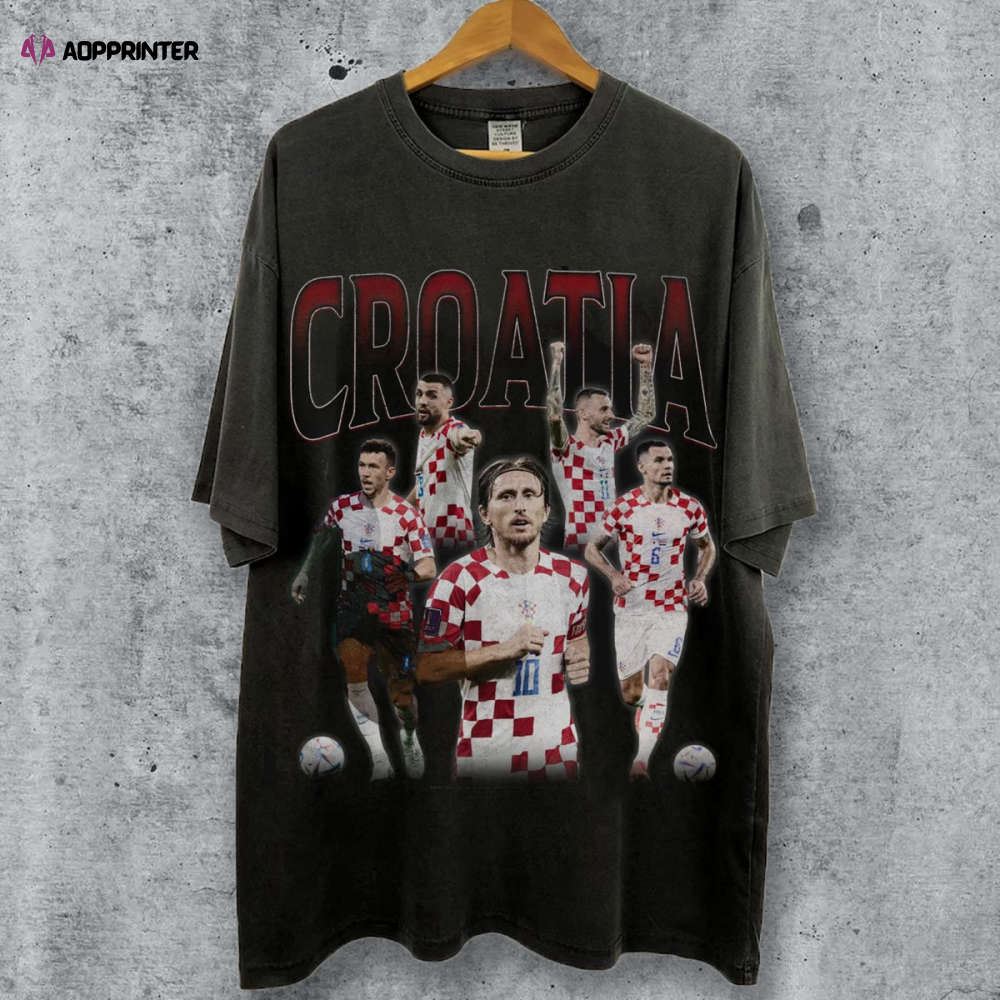 Vintage Retro Croatia Soccer Team Shirt Soccer Bootleg Shirt Soccer Shirt Football Fan Gifts Soccer Tee Vintage Retro Croatia Soccer Team Shirt Soccer Bootleg Shirt Soccer Shirt Football Fan Gifts Soccer Tee