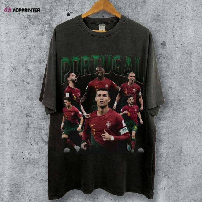 Vintage Retro portugal Soccer Team Shirt Soccer Bootleg Shirt Soccer Shirt Football Fan Gifts Soccer Tee