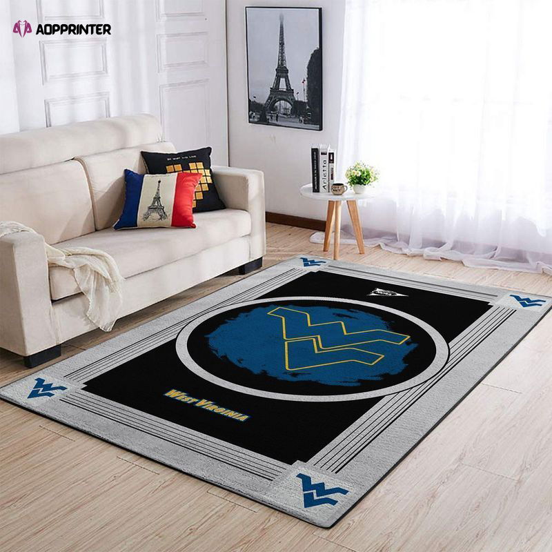 West Virginia Mountaineer Rug Living Room Floor Decor Fan Gifts West Virginia Mountaineer Rug Living Room Floor Decor Fan Gifts