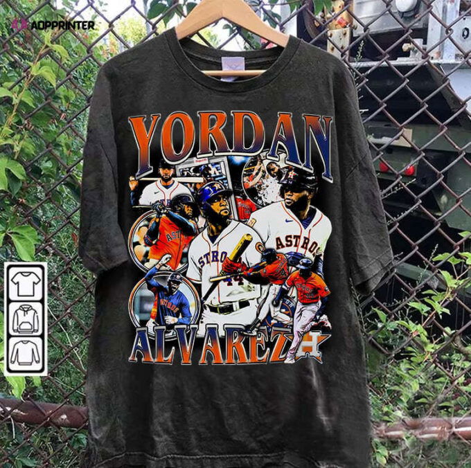 Yordan Álvarez T-Shirt – Yordan Álvarez Sweatshirt – Retro American Baseball Unisex Shirt