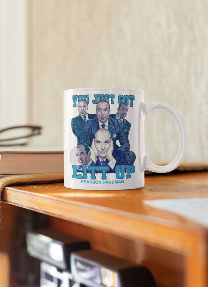 You Just Got Litt Up, Vintage 90’s Louis Litt Mug, Harvey Specter, Suits Inspired Mug, Funny Coffee Mug 11 oz Ceramic Mug Gift Birthday Gift