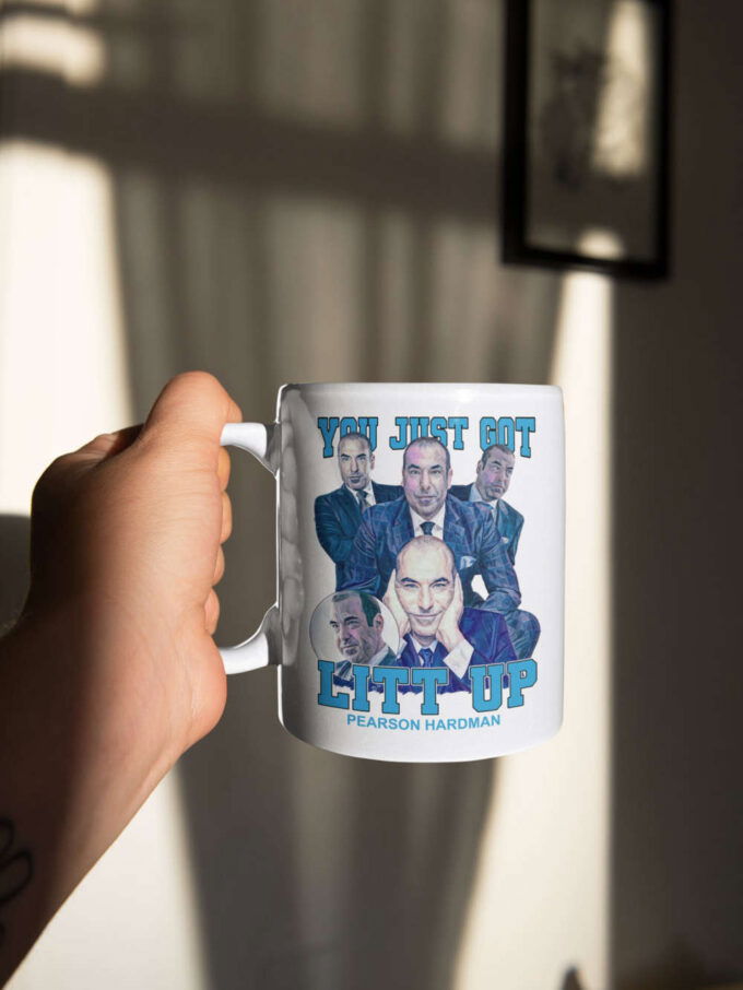 You Just Got Litt Up, Vintage 90’s Louis Litt Mug, Harvey Specter, Suits Inspired Mug, Funny Coffee Mug 11 oz Ceramic Mug Gift Birthday Gift