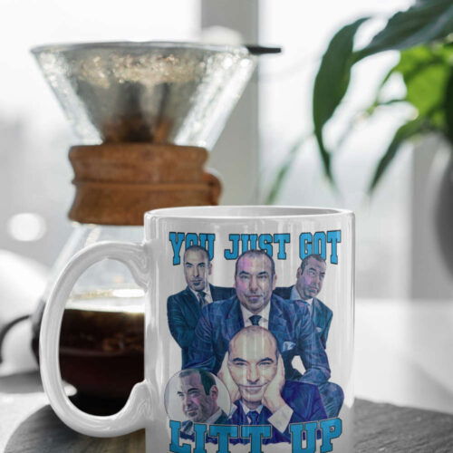 Cart 3 You Just Got Litt Up, Vintage 90's Louis Litt Mug, Harvey Specter, Suits Inspired Mug, Funny Coffee Mug 11 oz Ceramic Mug Gift Birthday Gift