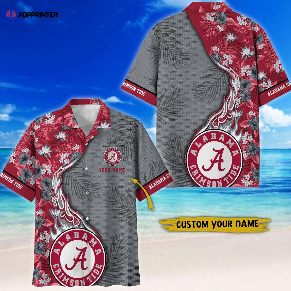 Alabama Crimson Tide Hawaiian Shirt Gift Men Women Gift Men Women Custom Alabama Crimson Tide Hawaiian Shirt Gift Men Women Gift Men Women Custom