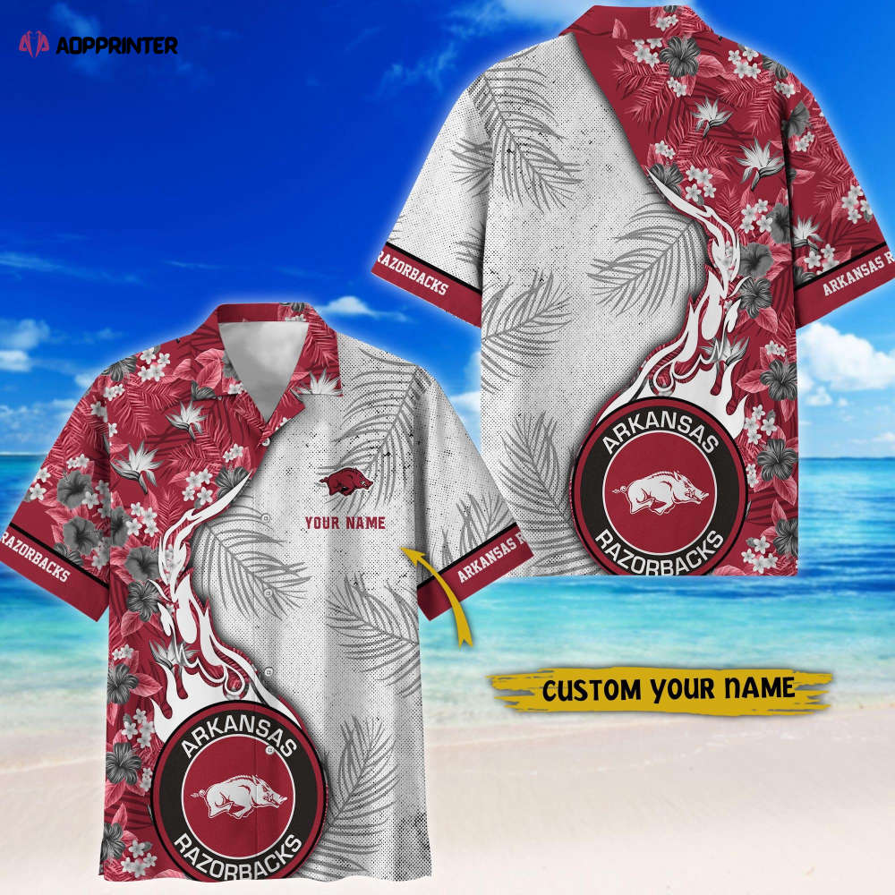 Arkansas Razorbacks Hawaiian Shirt Gift Men Women Gift Men Women Custom Arkansas Razorbacks Hawaiian Shirt Gift Men Women Gift Men Women Custom