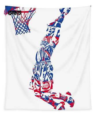 Blake Griffin Clippers Pixel Art Tapestry: Los Angeles 31 Joe Hamilton Design Blake Griffin Clippers Pixel Art Tapestry: Los Angeles 31 Joe Hamilton Design
