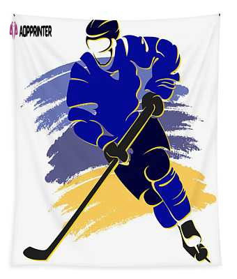 Blues Shadow Player2 Joe Hamilton Tapestry Blues Shadow Player2 Joe Hamilton Tapestry