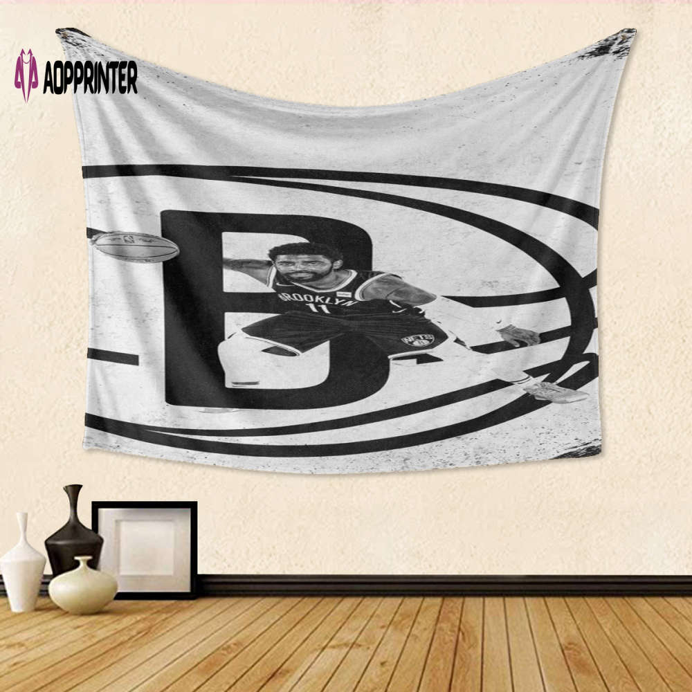 Brooklyn Nets Kyrie Irving15 Tapestry: Perfect Gift for Fans – 3D Full Printing Brooklyn Nets Kyrie Irving15 Tapestry: Perfect Gift for Fans – 3D Full Printing