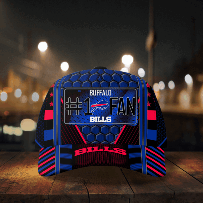 Buffalo Bills #1 Fan All Over Print Baseball Classic Baseball Classic Cap Men Hat Men Hat