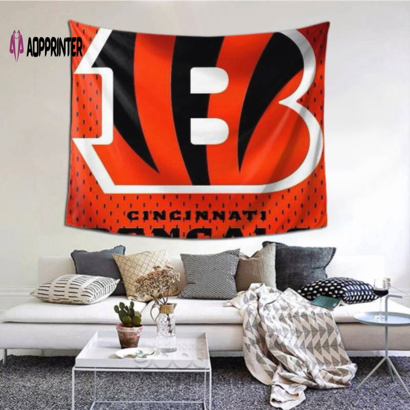 Cincinnati Bengals Tapestry – Lightweight Wall Hanging for Fans Cincinnati Bengals Tapestry – Lightweight Wall Hanging for Fans