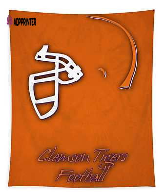 Clemson Tigers Helmet Joe Hamilton Tapestry: Show Your Team Spirit with Official Clemson Football Decor Clemson Tigers Helmet Joe Hamilton Tapestry: Show Your Team Spirit with Official Clemson Football Decor