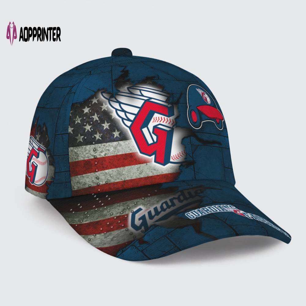 Cleveland Guardians American Flag Metal Printed Baseball Classic Baseball Classic Cap Men Hat Men Hat Cleveland Guardians American Flag Metal Printed Baseball Classic Baseball Classic Cap Men Hat Men Hat