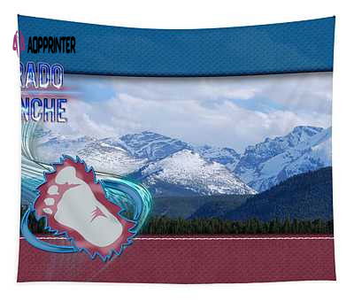 Colorado Avalanche Mountains Becca Buecher Tapestry Colorado Avalanche Mountains Becca Buecher Tapestry