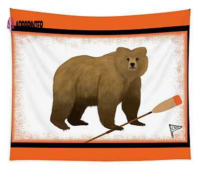 Crew Bear Orange College Mascot Tapestry: Vibrant Designs for College Fans Crew Bear Orange College Mascot Tapestry: Vibrant Designs for College Fans