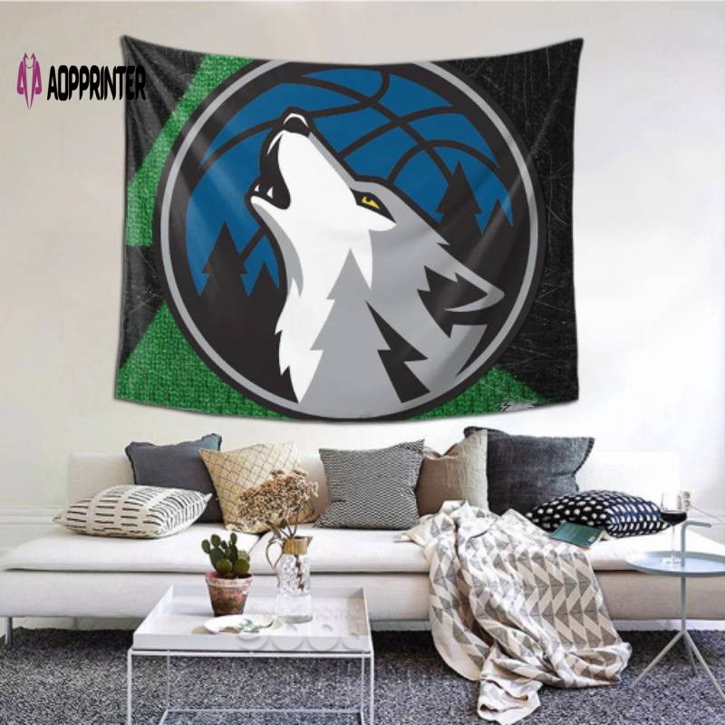 Get Your Custom Minnesota Timberwolves Tapestry – Perfect Home Decoration Get Your Custom Minnesota Timberwolves Tapestry – Perfect Home Decoration