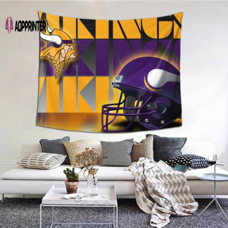 Vibrant Custom Minnesota Vikings Tapestry – Perfect Outdoor Home Decor Vibrant Custom Minnesota Vikings Tapestry – Perfect Outdoor Home Decor