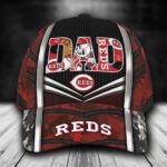 Customized MLB Cincinnati Reds Baseball Cap Classic Style For Dad Customized MLB Cincinnati Reds Baseball Cap Classic Style For Dad