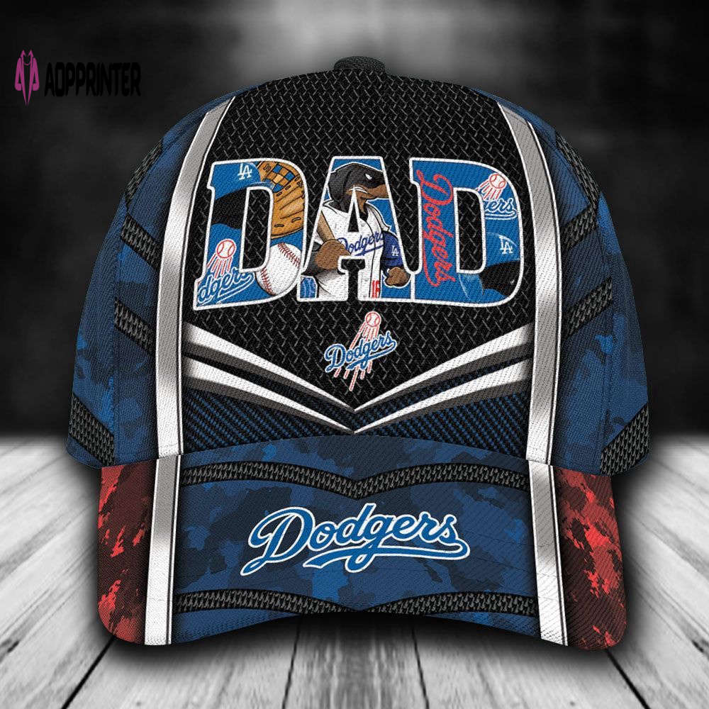 Customized MLB Los Angeles Dodgers Baseball Cap Classic Style For Dad Customized MLB Los Angeles Dodgers Baseball Cap Classic Style For Dad