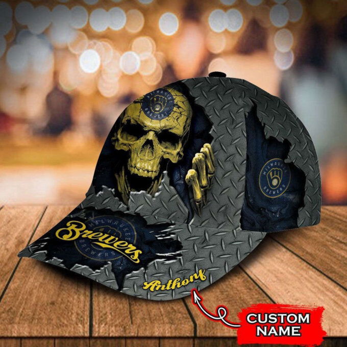 Customized MLB Milwaukee Brewers Baseball Cap Skull For Fans
