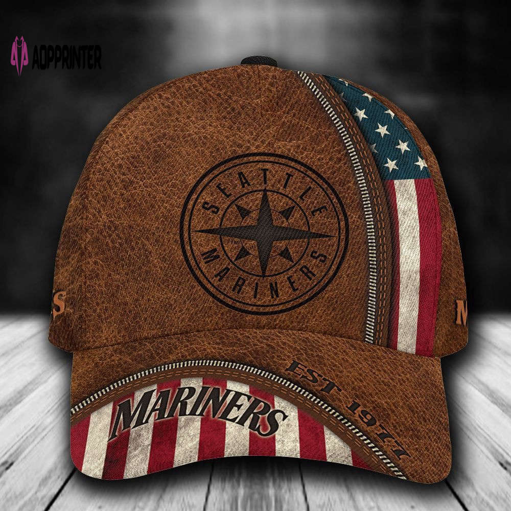 Customized MLB Seattle Mariners Baseball Cap Luxury For Fans Customized MLB Seattle Mariners Baseball Cap Luxury For Fans
