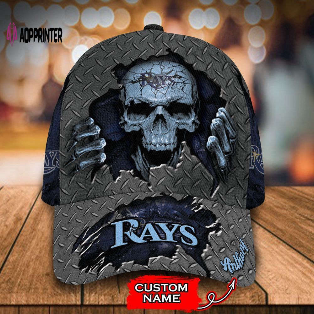 Customized MLB Tampa Bay Rays Baseball Cap Skull For Fans Customized MLB Tampa Bay Rays Baseball Cap Skull For Fans
