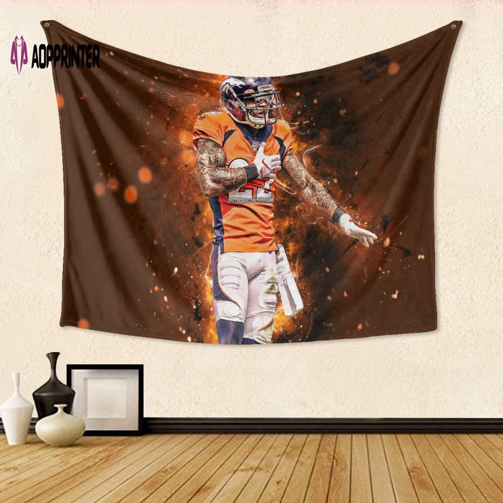 Denver Broncos Kareem Jackson v42 3D Full Printing Tapestry – Perfect Gift for Fan! Denver Broncos Kareem Jackson v42 3D Full Printing Tapestry – Perfect Gift for Fan!