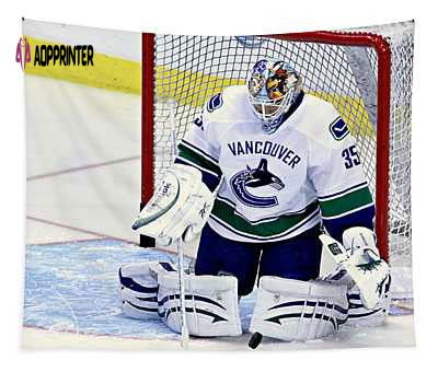 Goalie Save Stephen Stookey Tapestry Goalie Save Stephen Stookey Tapestry