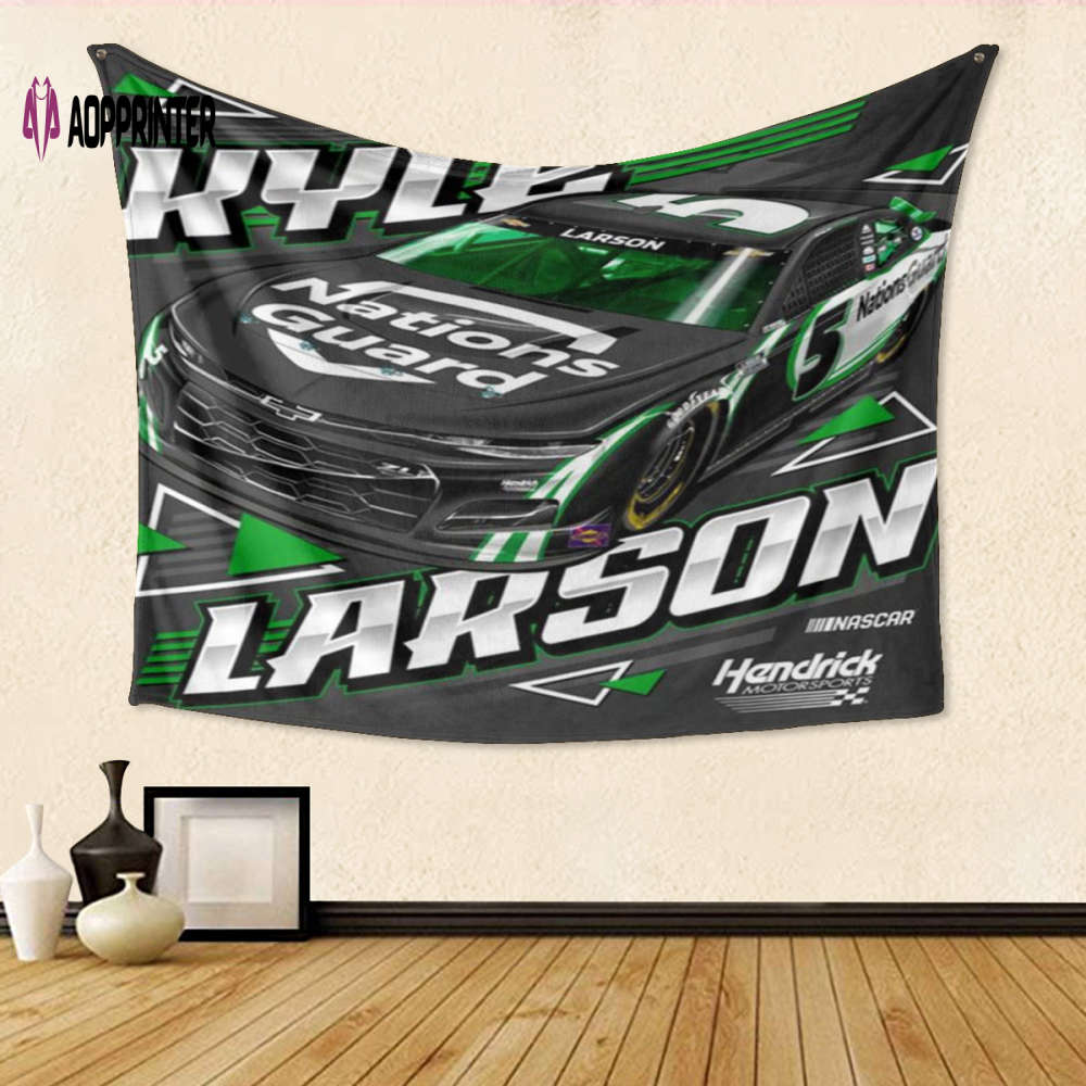 Hendrick Motorsports Kyle Larson 3D Tapestry: Perfect Gift for Fans! Hendrick Motorsports Kyle Larson 3D Tapestry: Perfect Gift for Fans!