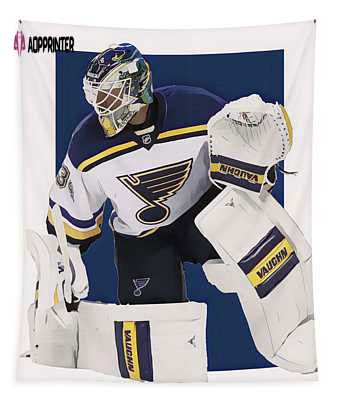 Enhance Your Space with Jake Allen St Louis Blues Oil Art Joe Hamilton Tapestry Enhance Your Space with Jake Allen St Louis Blues Oil Art Joe Hamilton Tapestry