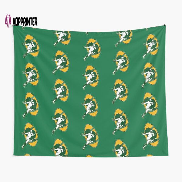 Kick Ball Green Bay Packers Tapestry Gifts For Fans Kick Ball Green Bay Packers Tapestry Gifts For Fans