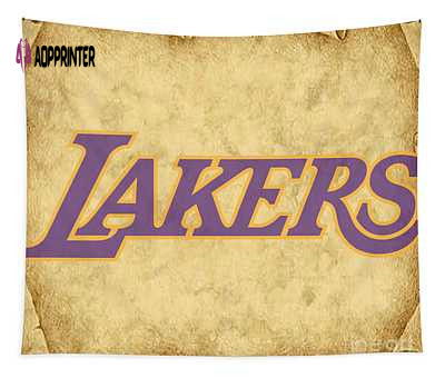 L A Lakers Steven Parker Tapestry L A Lakers Steven Parker Tapestry