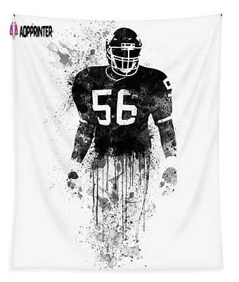 Stunning Lawrence Taylor Watercolor Tapestry by Naxart Studio – Perfect Home Decor! Stunning Lawrence Taylor Watercolor Tapestry by Naxart Studio – Perfect Home Decor!