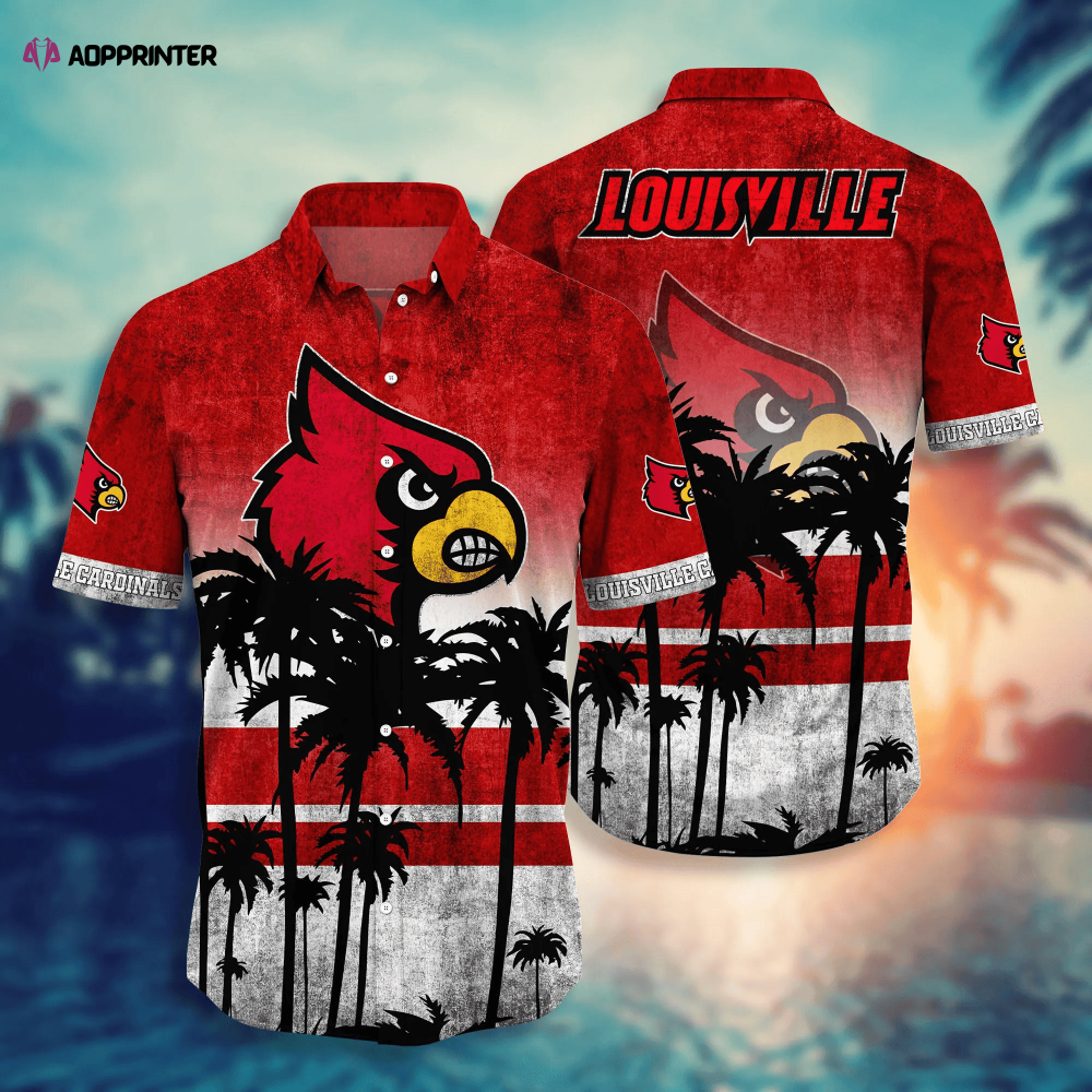 Louisville Cardinals Hawaii Shirt Short Style Hot Trending Summer NA21689 Louisville Cardinals Hawaii Shirt Short Style Hot Trending Summer NA21689
