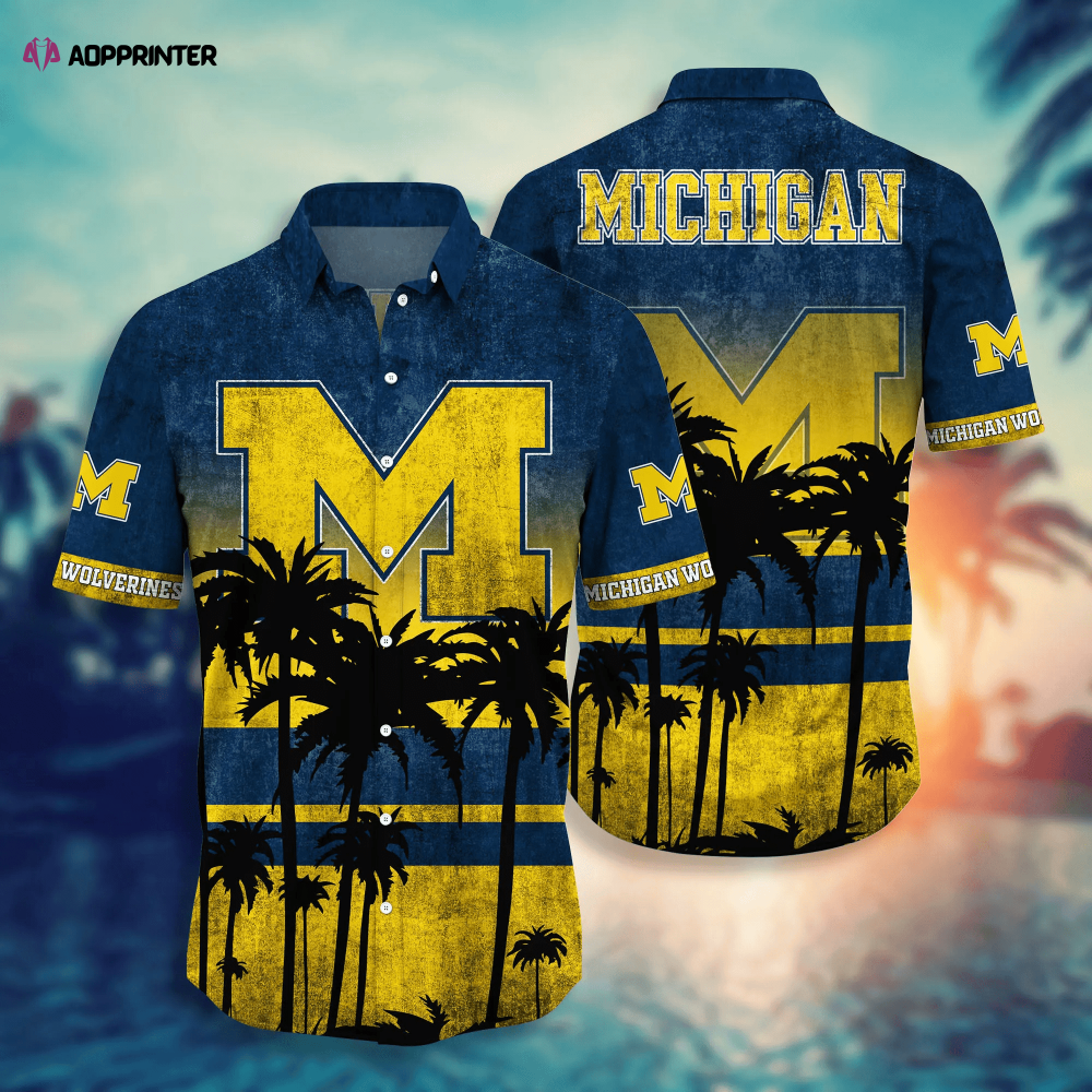 Michigan Wolverines | Hawaii Shirt Short Style Hot Trending Summer NA21689 Michigan Wolverines | Hawaii Shirt Short Style Hot Trending Summer NA21689
