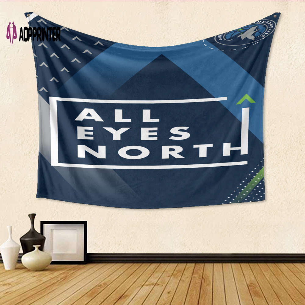 Minnesota Timberwolves All Eyes North v20 Tapestry – Perfect Gift for Fans 3D Full Printing Minnesota Timberwolves All Eyes North v20 Tapestry – Perfect Gift for Fans 3D Full Printing
