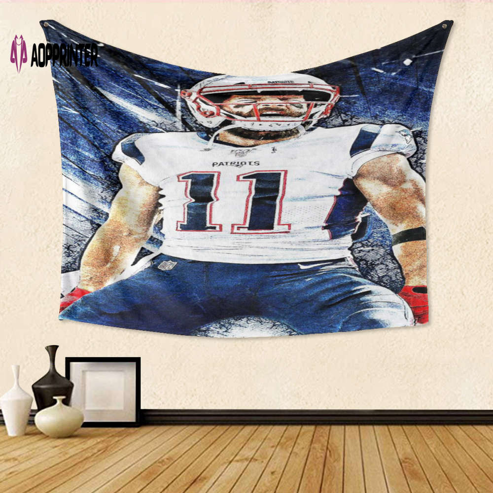 Official Julian Edelman3 Tapestry: Perfect Gift for New England Patriots Fans – 3D Full Print! Official Julian Edelman3 Tapestry: Perfect Gift for New England Patriots Fans – 3D Full Print!
