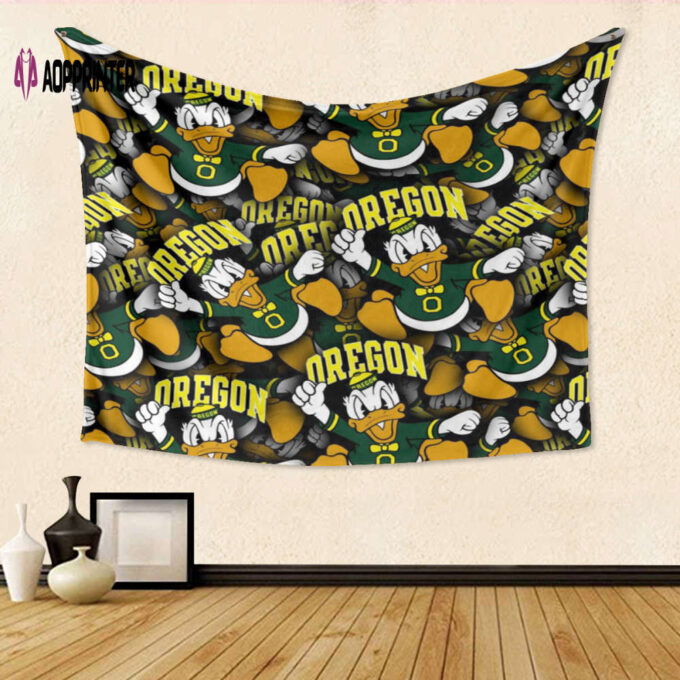 Oregon Ducks TA2 Gift For Fan 3D Full Printing Tapestry