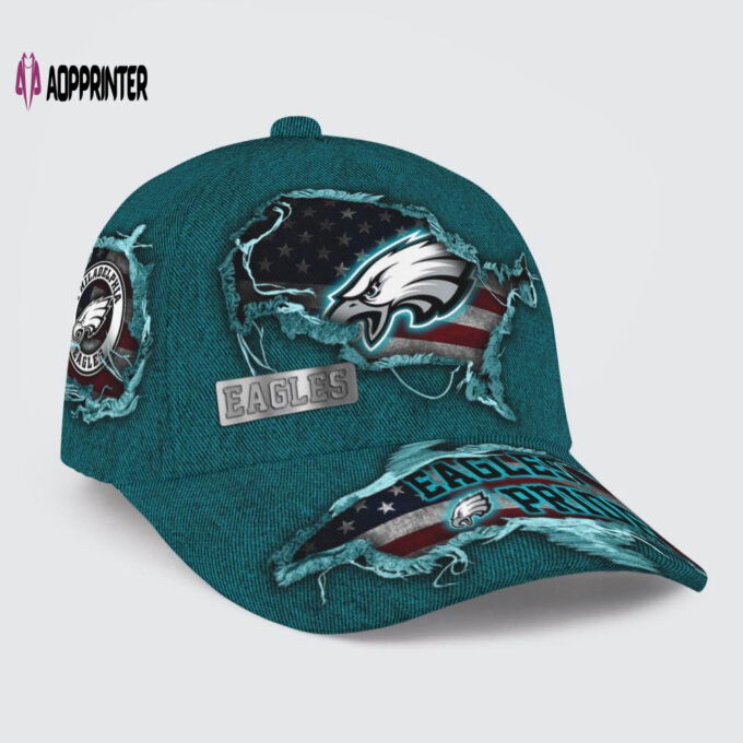 Philadelphia Eagles American Flag Classic Baseball Classic Baseball Classic Cap Men Hat Men Hat