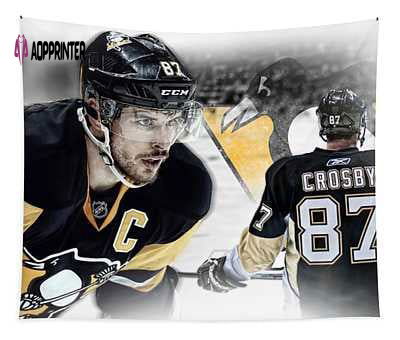 Legendary Sidney Crosby Sportspop Tapestry: Captivating Art for Fans Legendary Sidney Crosby Sportspop Tapestry: Captivating Art for Fans