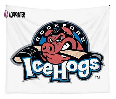 Rockford Icehogs Elizabeth Callaway Tapestry: Transparent & Vibrant Décor for Hockey Enthusiasts Rockford Icehogs Elizabeth Callaway Tapestry: Transparent & Vibrant Décor for Hockey Enthusiasts