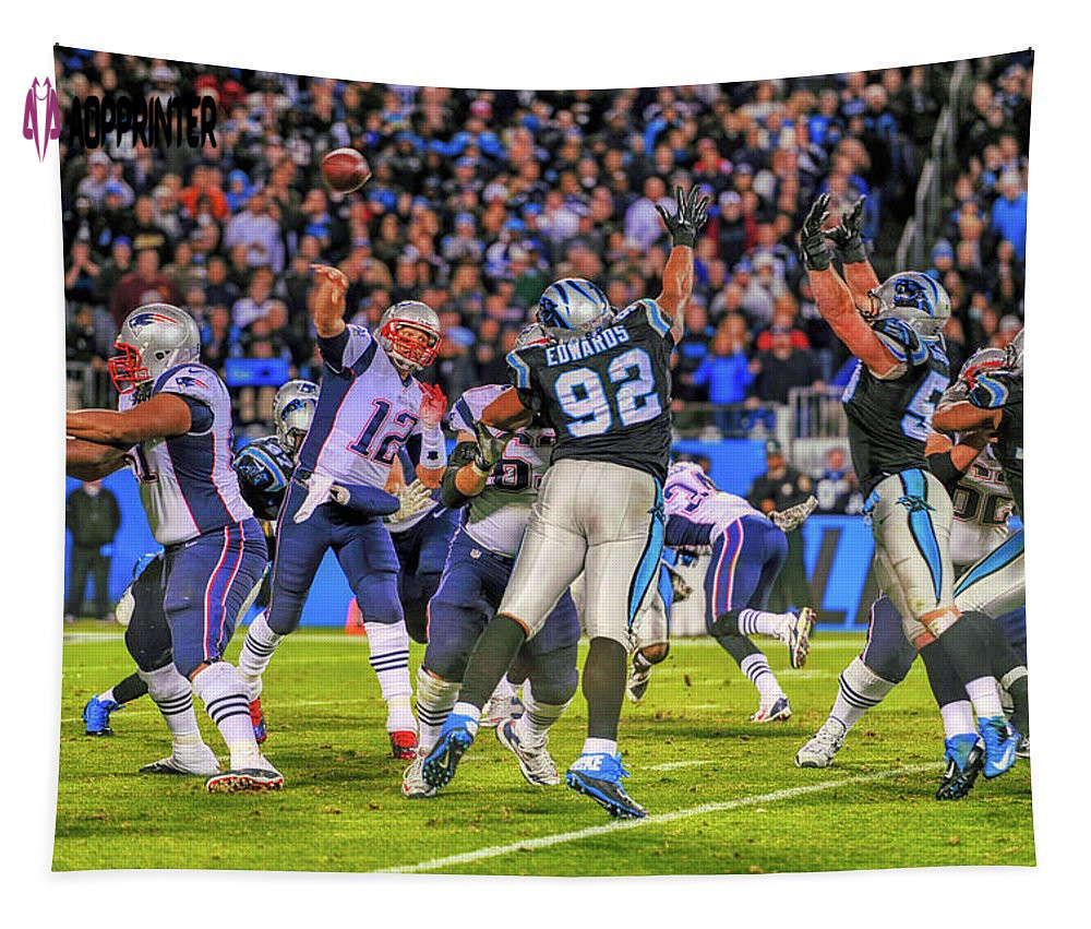 Tom Brady With The Pass Tapestry Gifts For Fans 1 Tom Brady With The Pass Tapestry Gifts For Fans 1