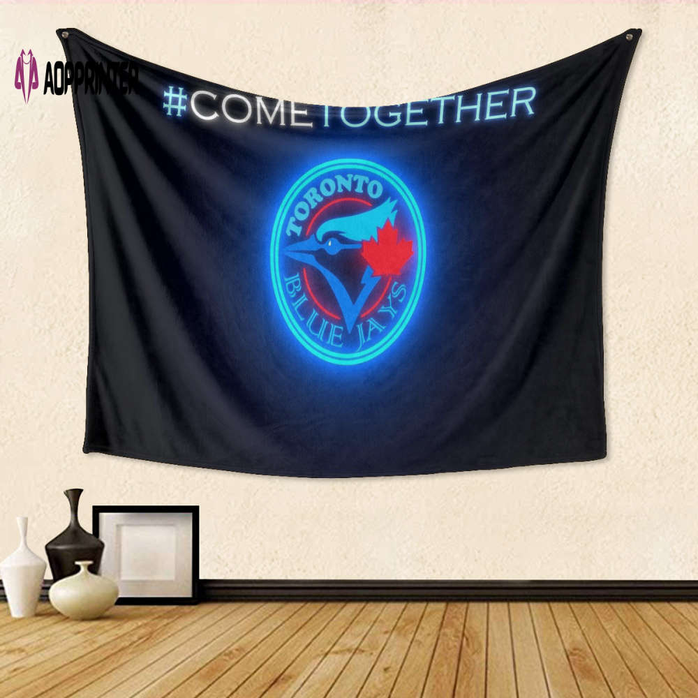 Toronto Blue Jays Russell Bird Come Together Gift – 3D Full Printing Tapestry Toronto Blue Jays Russell Bird Come Together Gift – 3D Full Printing Tapestry